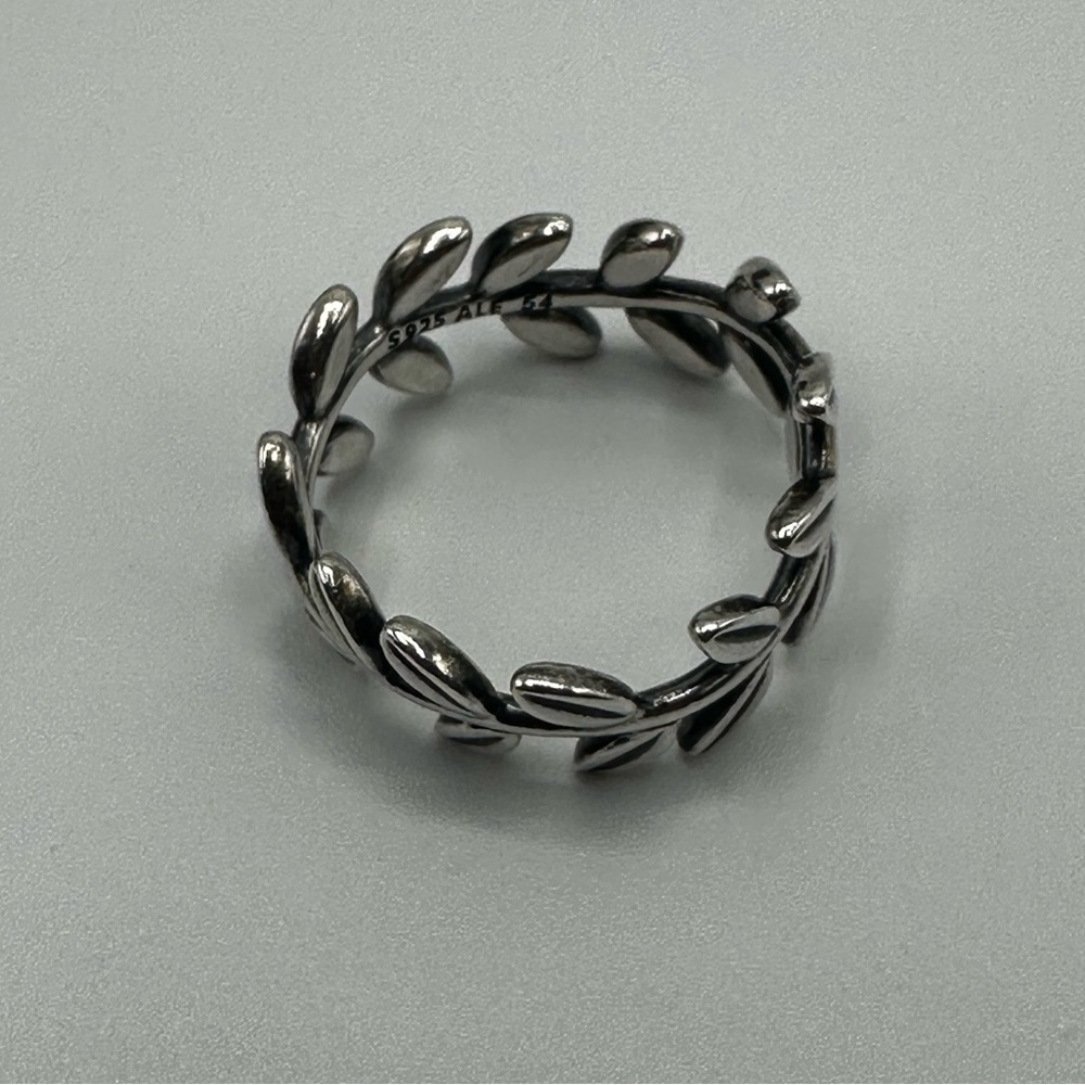 Pandora Wreath Leaf Ring Size 52